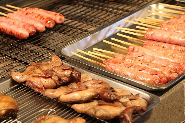 食欲をそそるソーセージ