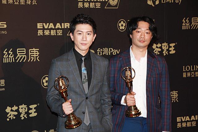 莫子儀と樓一安監督。