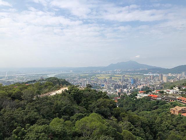 北投、関渡地区の風景もとっても綺麗に見えました。