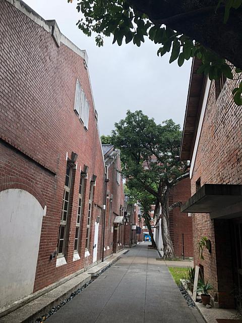 築100年以上の赤レンガ倉庫跡