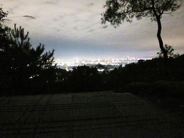 歩きの途中に見えた夜景