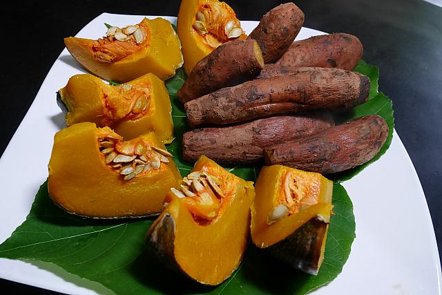 ホクホクで甘～～いカボチャとサツマイモ