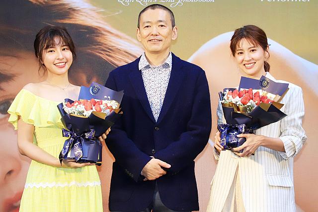 写真集出版元の株式会社ポニーキャニオン台湾支店の中山威智郎總経理。記者会見とインタビュー会場に駆けつけてくれました！チュンチュン、愛されてるな～♡