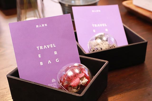 できたー！フタを閉じれば完成です。キーホルダーを「TRAVELER BAG」にぶら下げよう