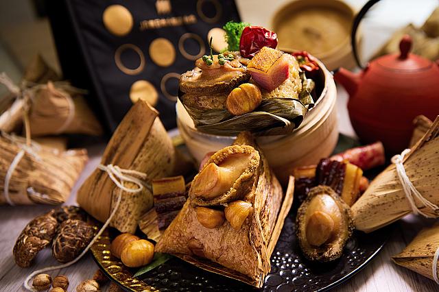 2種類のちまきが味わえる「凱華鮑粽情意禮盒」