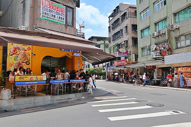 「永康街」の街並み