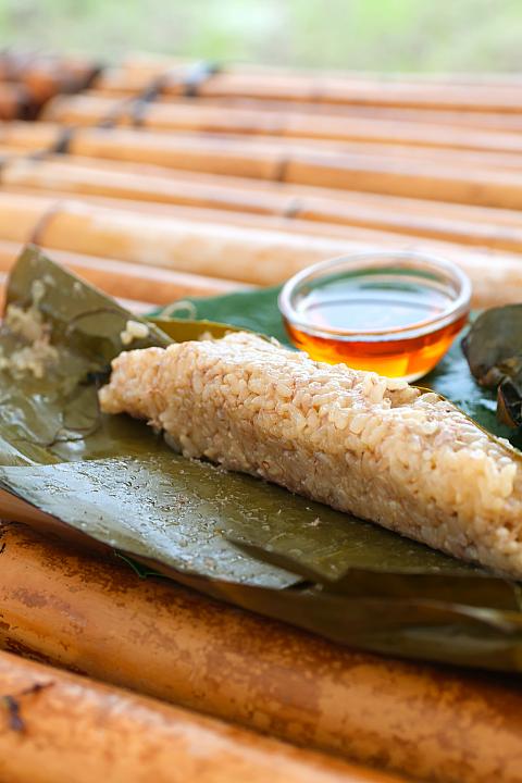 バナナの風味たっぷりのHlama Blbul。はちみつをつけて食べればおかしみたいな味わいに
