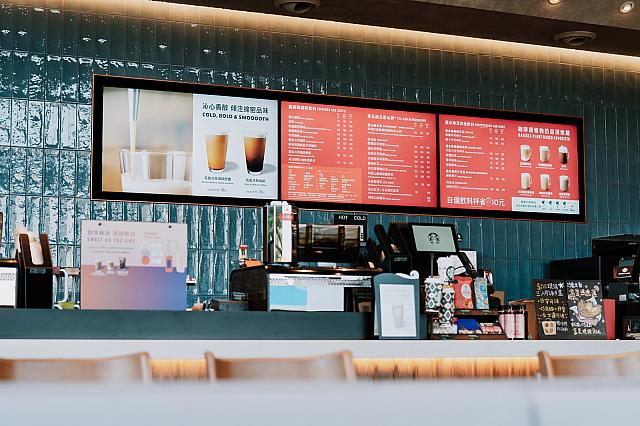 スタバのカウンター(画像提供：スターバックス台湾)