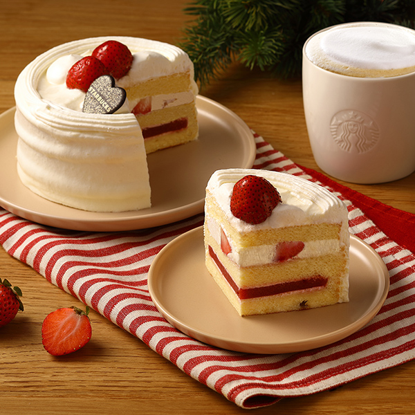 どうしてもクリスマスケーキが食べたいけれど、売っていない……そんな時はスタバのケーキで代用しても！