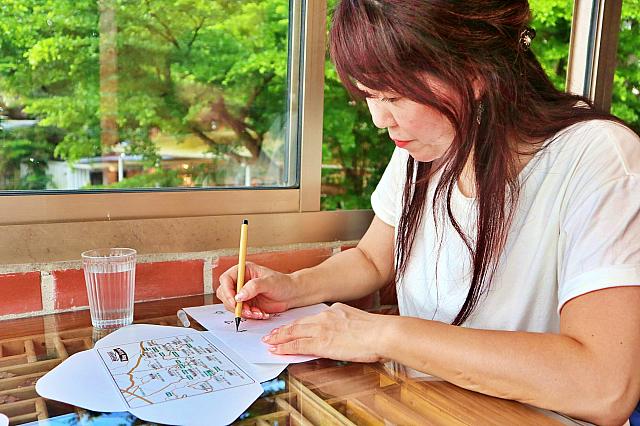 猫空小封茶ポストカードDIY体験