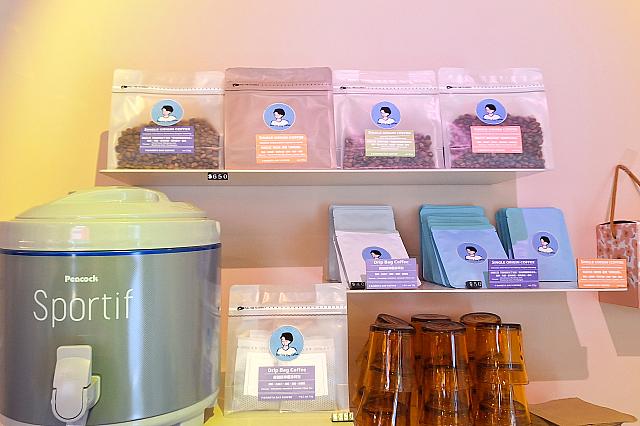 ちなみにインフューズドコーヒーのコーヒー豆やドリップコーヒーも販売しているので、台湾土産にするのもおすすめです！