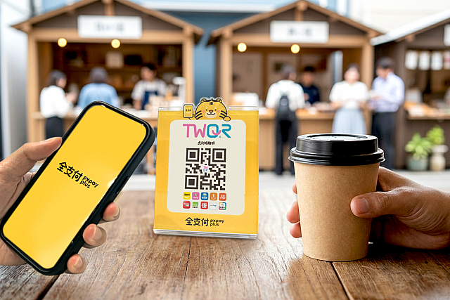 「TWQR」電子決済を全面採用