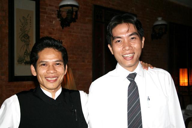 左がChau（ベトナム語でダイヤモンドっていう意味だって）、右はQuy、２人ともとても明るくフレンドリーでした。