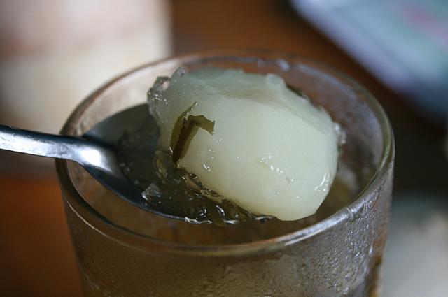 くわいはシャキシャキしておいしい


