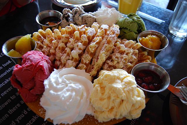 アメリカンスタイルのブランチメニューやデザートが味わえるカフェ！