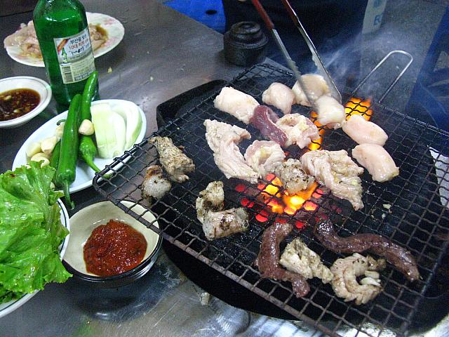チャガルチのホルモン焼き通りで特に有名なお店！
