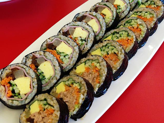 食べるとロボットみたいに強くなれる？健康志向のプレミアムキンパ