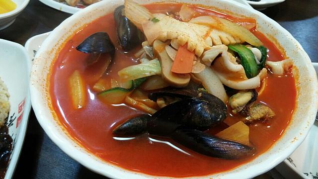 平昌といえばカルビチャンポン！ランチ時間を過ぎると売り切れに！