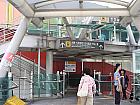 地下鉄１号線のオンチョンジャン（温泉場、oncheonjyang）駅の５番出口からでて、階段を下りる。