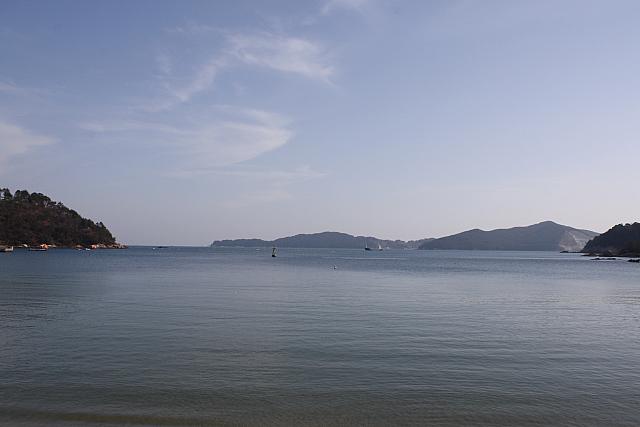 巨済島では珍しい白浜のビーチ、徳浦ビーチ！