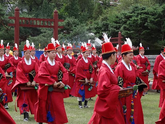 土地の神様（土神）と穀物の神様（穀神）へのチェサ（祭祀）を行う社稷大祭