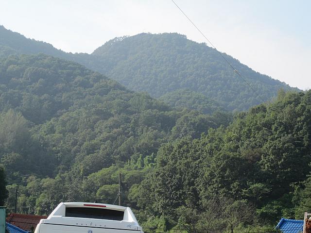 忠清北道の堤川にある清風湖に囲まれた、ステキな景色が見れる山
