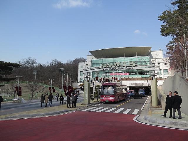 高麗大学校（コリョテハッキョ）内にある体育館