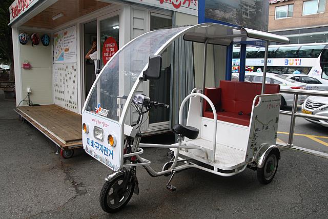 草梁のイバグキルを自転車で案内してもらう！