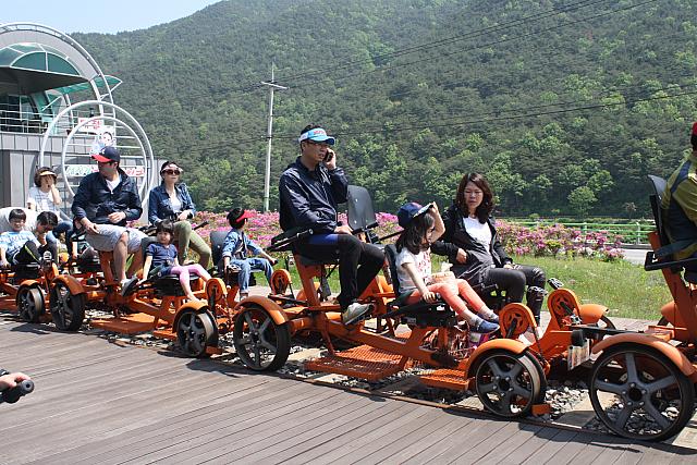 蟾津江を見ながら昔の線路を自転車で駆け抜けよう！