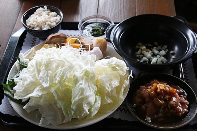大自然の中、ハーブ鍋で体も心も癒されました★