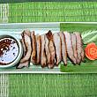 コームーヤーン 豚肉の炭火焼 喉肉 のど肉 タイ料理コー・ムー・ヤーン