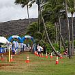 ただし、アップダウンが多く、中継地点へたどり着いたときには、満身創痍のランナーも。マラソン大会は数多くありますが、ハワイで目にする駅伝、なかなか新鮮です。