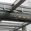 エスカレーターの上には地下鉄の現在位置が分る電光掲示板付き！
