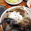 ３．醤油味と蟹味噌とご飯を混ぜ混ぜ！
