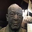 1956年に建てられ４年後に撤去された初代大統領李承晩（イ・スンマン）の銅像の頭部を再現したものが。