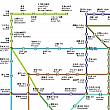 今月の2日、ソウル初の軽電鉄、牛耳新設（ウイシンソル）線が開通。１号線のシンソルドン（新設洞）駅から普門駅などを経由して北のほうへ、北漢山（プカンサン）の麓の牛耳洞（ウイドン）まで伸びています。路線図ではトレードカラーの黄緑色の路線！