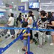 浦東国際空港のイミグレには子連れ専用カウンターがあります