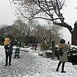 杭州市民にとっても、絶好の撮影日和とのこと。こんなに雪が降ったのは久々だそう