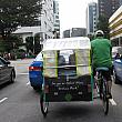 シンガポール名物の人力車「トライショー」に乗ってみよう！