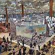 チャンギ空港の第3ターミナルです。ここでハリーポッターのイベント開催中。