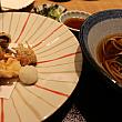 天ぷらと手打ち汁蕎麦です。麺のコシに驚きました。