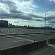 華中橋を渡ると新北市から台北市に入ります。意外と良い景色―。