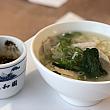 過橋麺の完成です！さっぱりとしたお味なので、辣醬をいれても◎