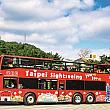 最新の台北巡りは台北二階建てオープントップバスで。いろんな角度から台北を楽しもう